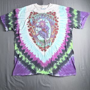 Tie Dye Grateful Dead Seasons of Dead Endless Tour Jester Tie Dye 4XL T-Shirt